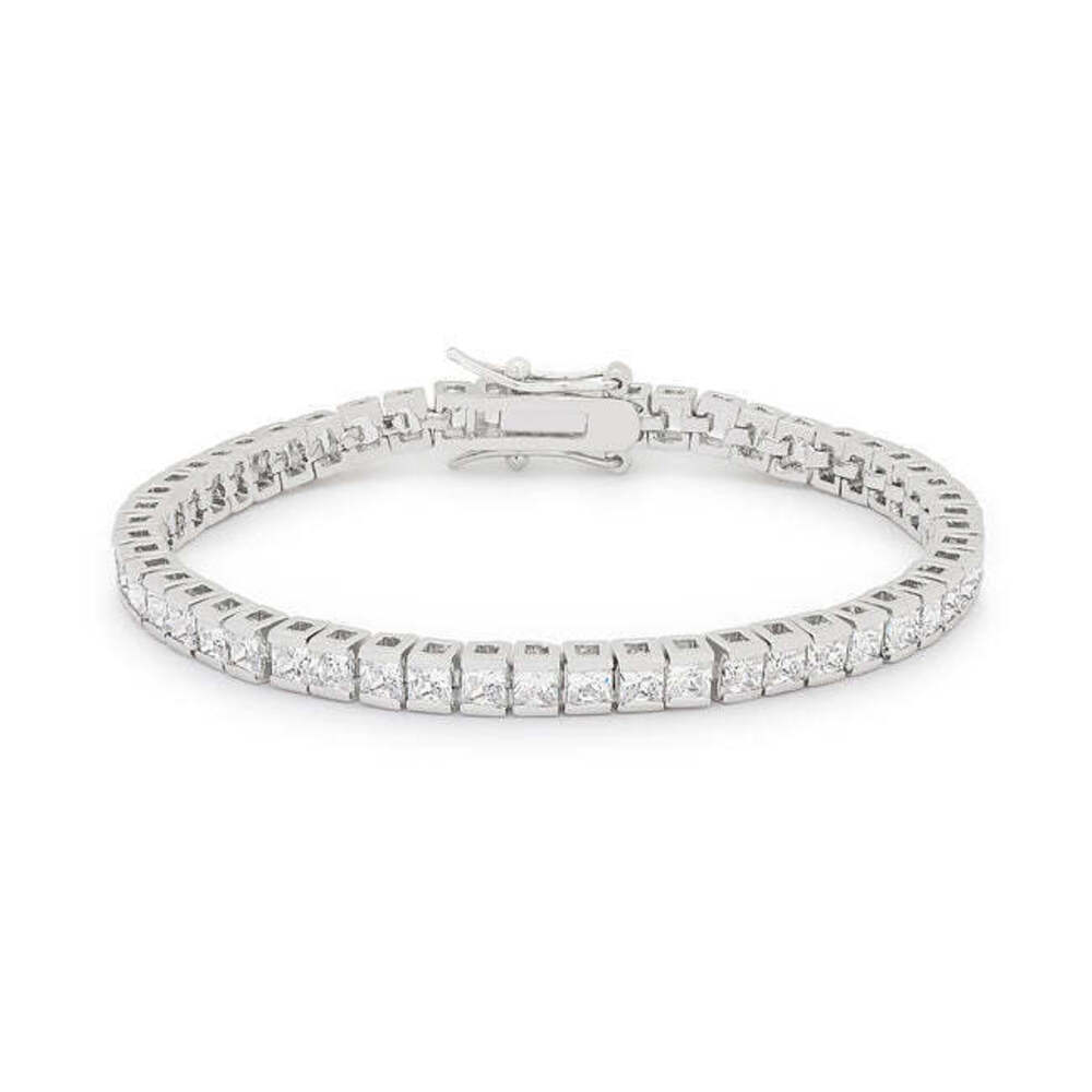 Sapphire Blue Cubic Zirconia Tennis Bracelet